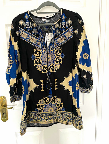 Zara women black blue - zara,