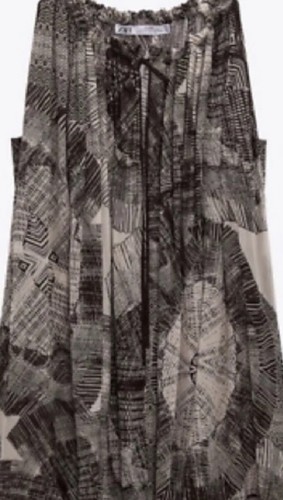 Nwt zara studio printed tunic - nwt,